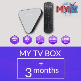 MYTV TV BOX WITH 3 MONTHS SUBSCRIPTION
