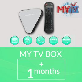 MYTV TV BOX WITH 1 MONTH SUBSCRIPTION